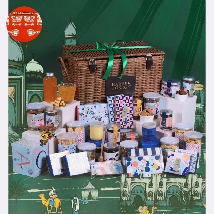 

Hampers Lebaran Premium Parcel Ramadan Kue Kering H&Co Mubarak Basket