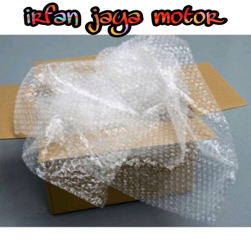 

Packing ekstra aman bubble wrap