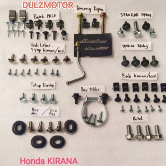 Baud Fullset body bodi Honda Kirana