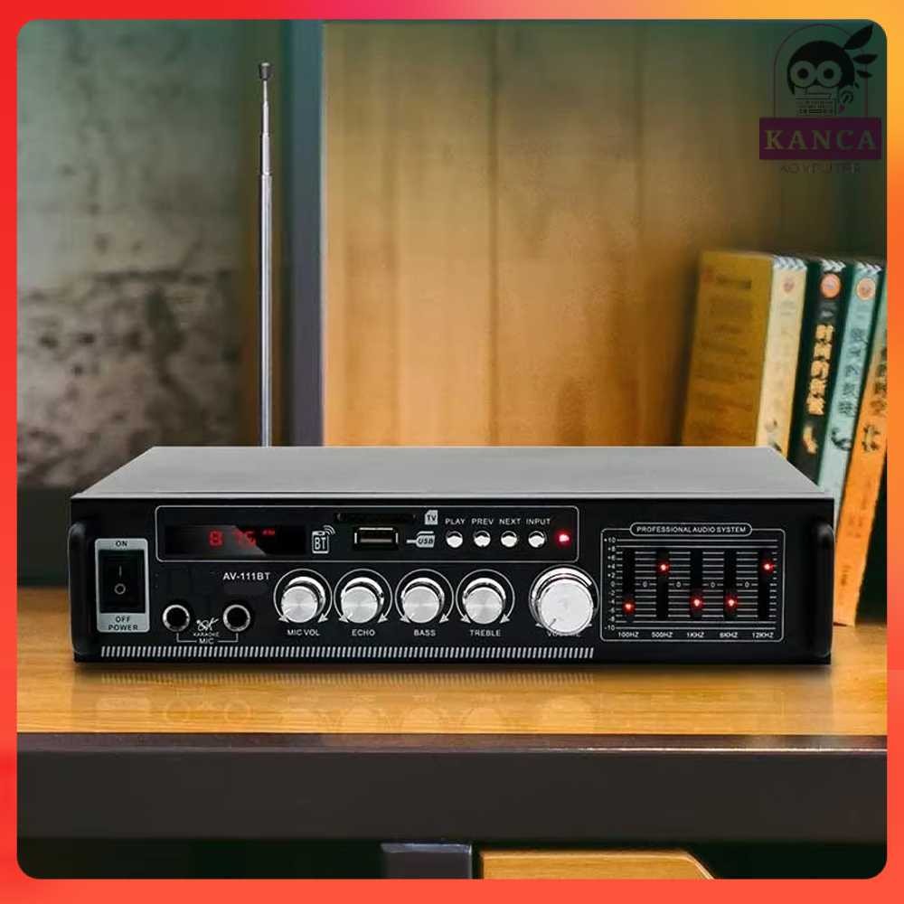 LDZS Audio Amplifier Bluetooth 5.0 HiFi 2 Channel Output 120W - AV-111BT