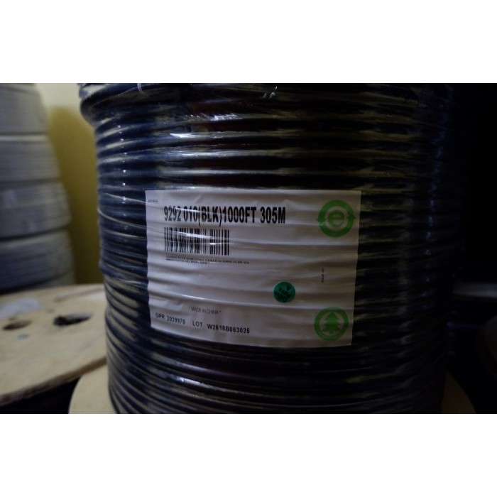 KABEL COAXIAL RG 11 MERK BELDEN 9292 @1000FT/305METER