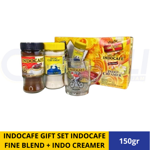 

INDOCAFE GIFT SET INDOCAFE FINE BLEND + INDO CREAMER