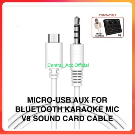 C Kabel Micro Usb to Aux Jack 3.5mm Converter Audio 1M