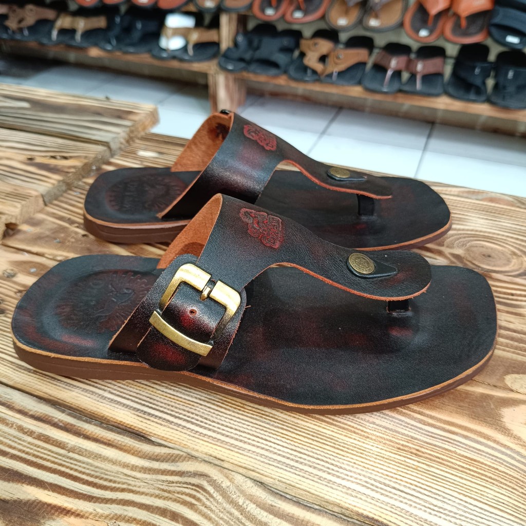 SANDAL KULIT PRIA SANDAL JAPIT KULIT PRIA SANDAL KULIT PRIA DEWASA SANDAL KULIT PRODUK CIBADUYUT