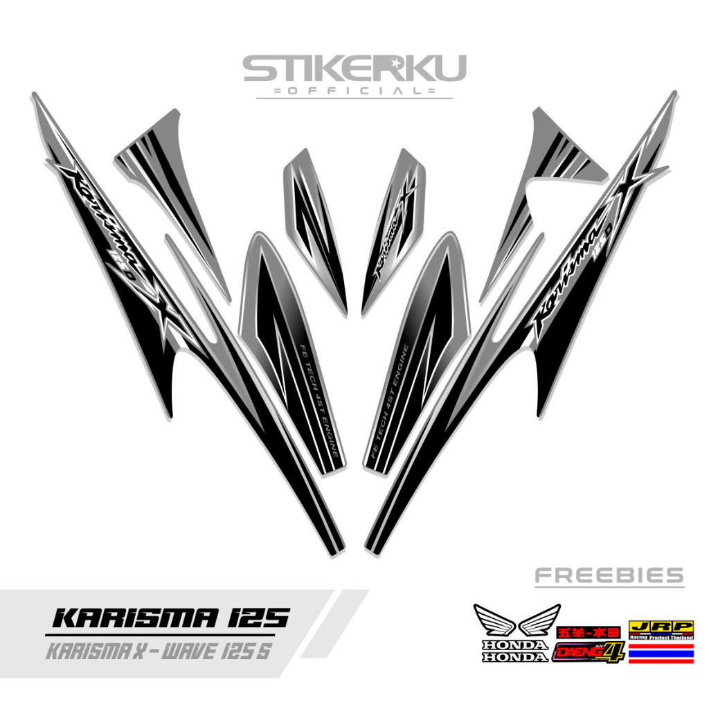 Striping Karisma 125 Sticker Karisma X 125 / D New Design Grafis