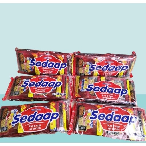 

BagusAw17 6 Renceng Isi 90 Sachet Kecap Sedap 500an Manis Legit Bumbu Masak Saos Kecap Manis B1
