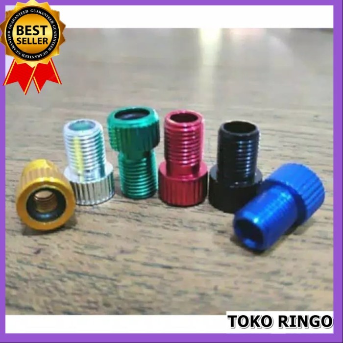 Adaptor pentil presta valve sepeda fixie lipat balap pompa mtb ban 1 buah adapter cop kecil