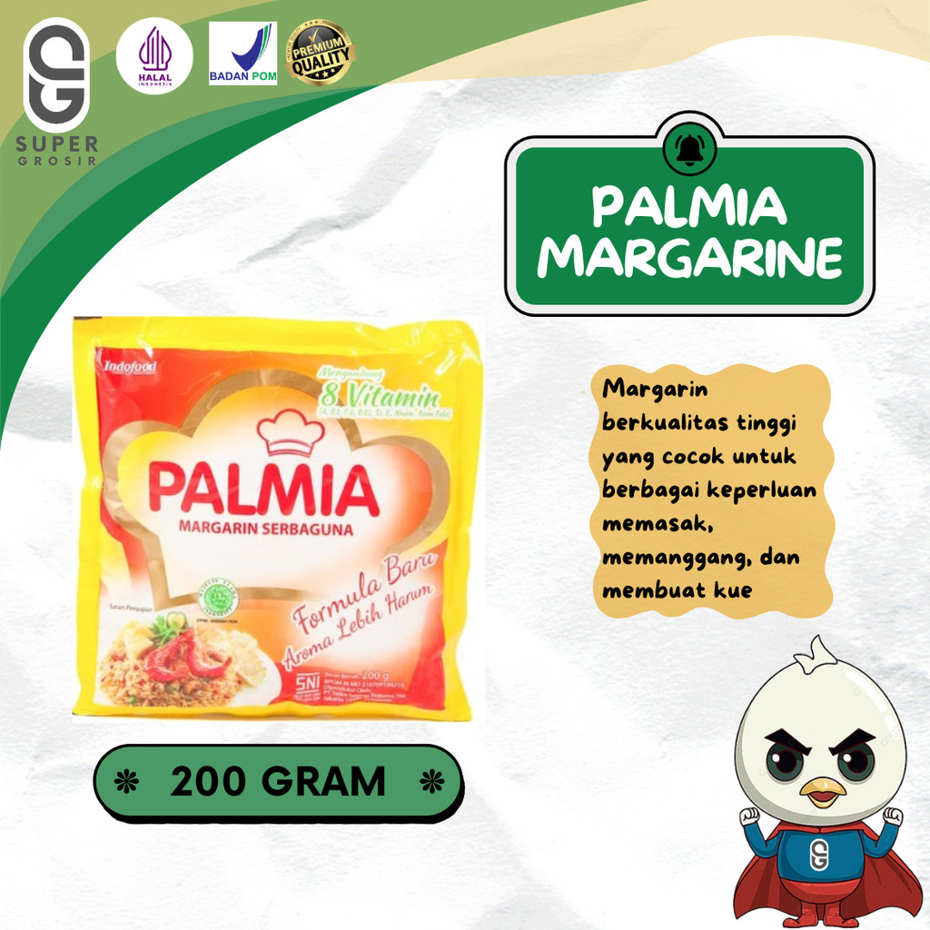 

Palmia Margarin Serbaguna [200gram]