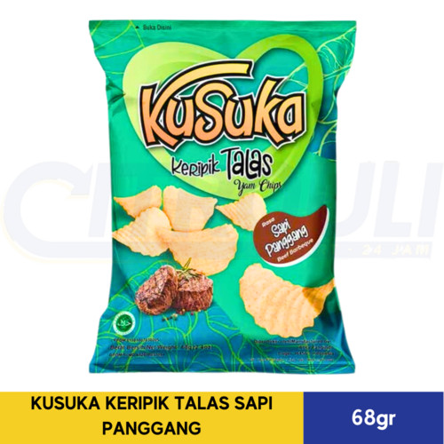 

KUSUKA KERIPIK TALAS SAPI PANGGANG 68gr