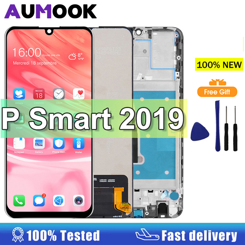 6.21" Display For Huawei P Smart 2019 LCD Display Touch Screen Digitizer Assembly With Frame For P s