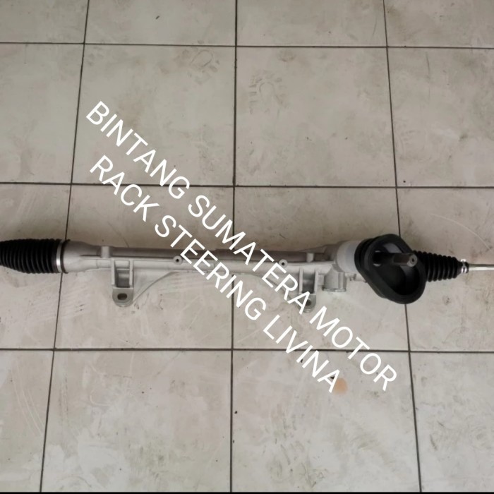 STEERING GEAR ASSY RACK STEER LIVINA 2006 1.5 sd 1.8 cc original
