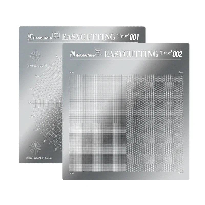 

HOBBY MIO Masking Tape Cutting Template Model Cutting Mat Plastic Model Making Tool for Military Model Hobby DIY Tool Type 01/02