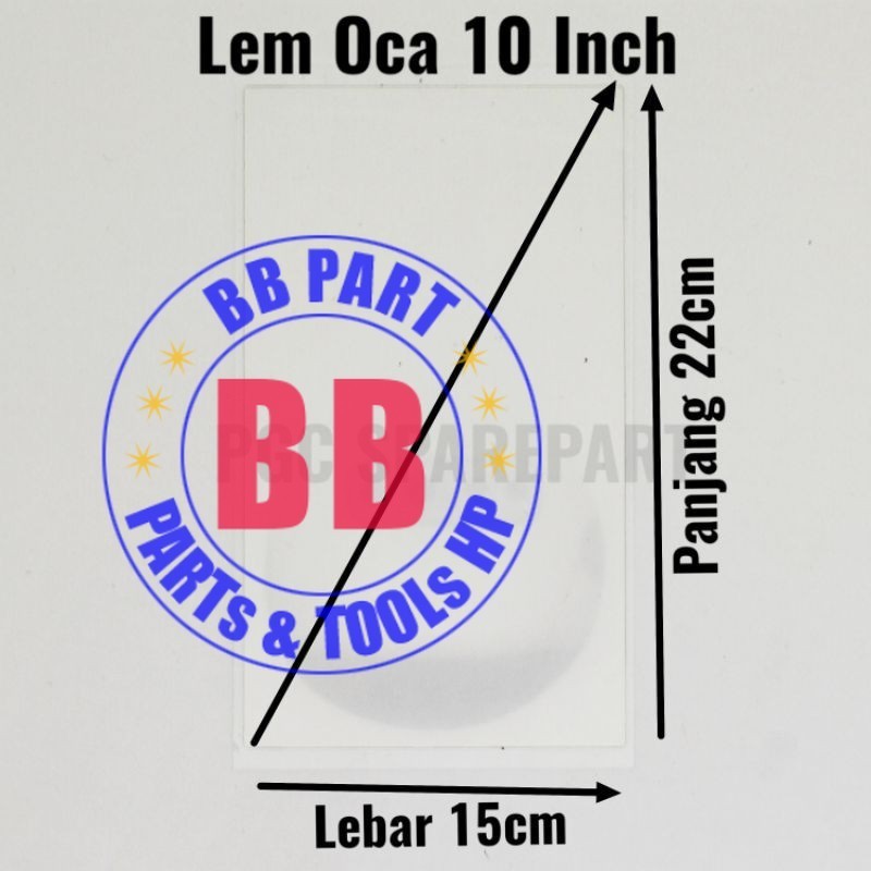 

Universal Lem OCA 10 inch - Adhesive Perekat Occa Kering Dry Glue 10inch - BBpart