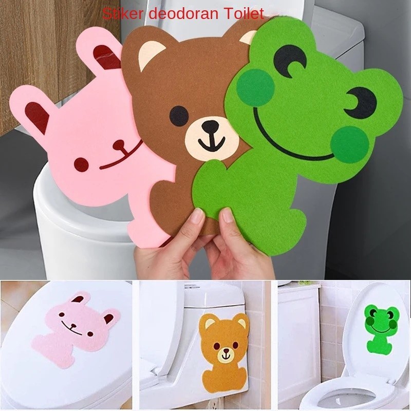 Stiker pengharum toilet kartun lucu/stiker pengharum ruangan stiker pengharum laci toilet stiker pen
