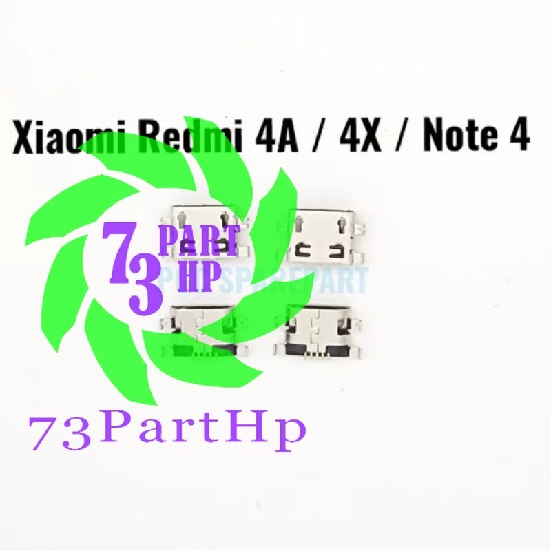 Konektor Cas Xiaomi Redmi 4A - 4X - Note 4 - Connector Charger - 73PartHp