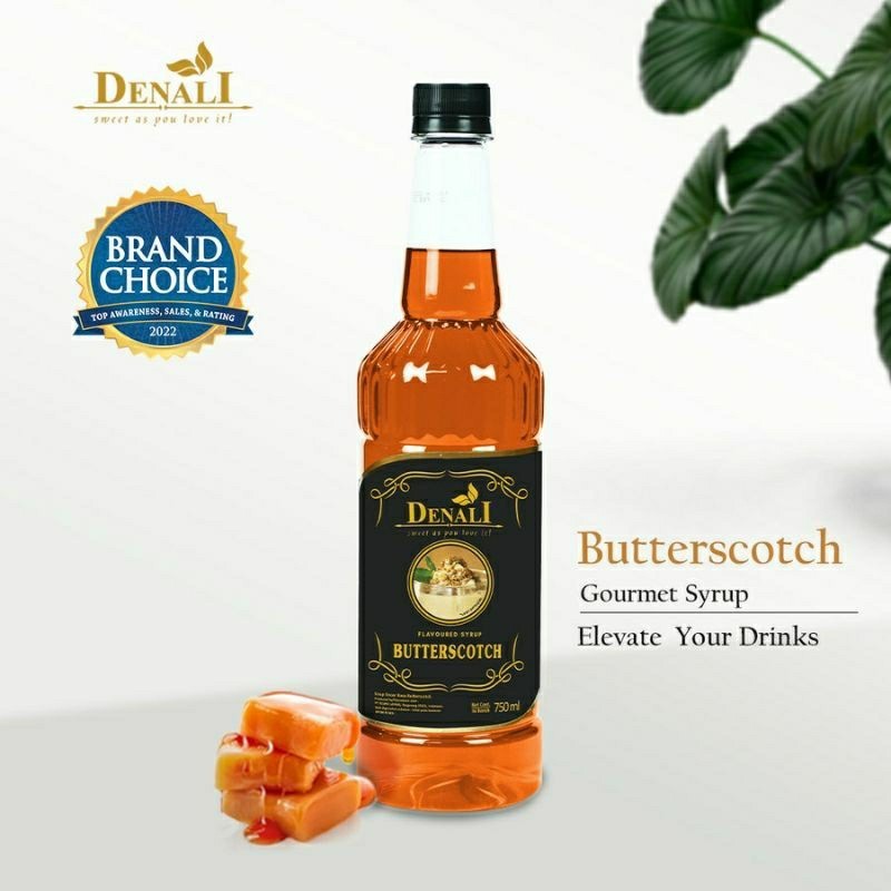 

DENALI SYRUP 750 ML BUTTERSCOTH SIRUP DENALI RASA BUTTERSCOTH