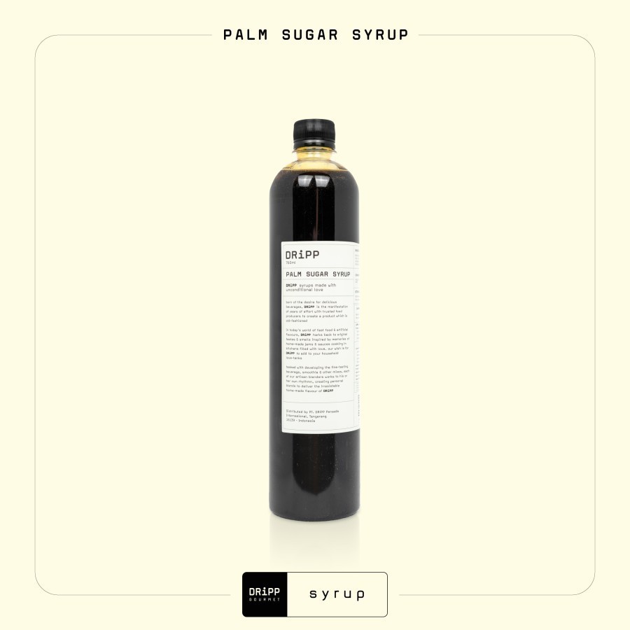 

Dripp Sirup Palm Sugar 760ml Syrup Rasa Gula Aren