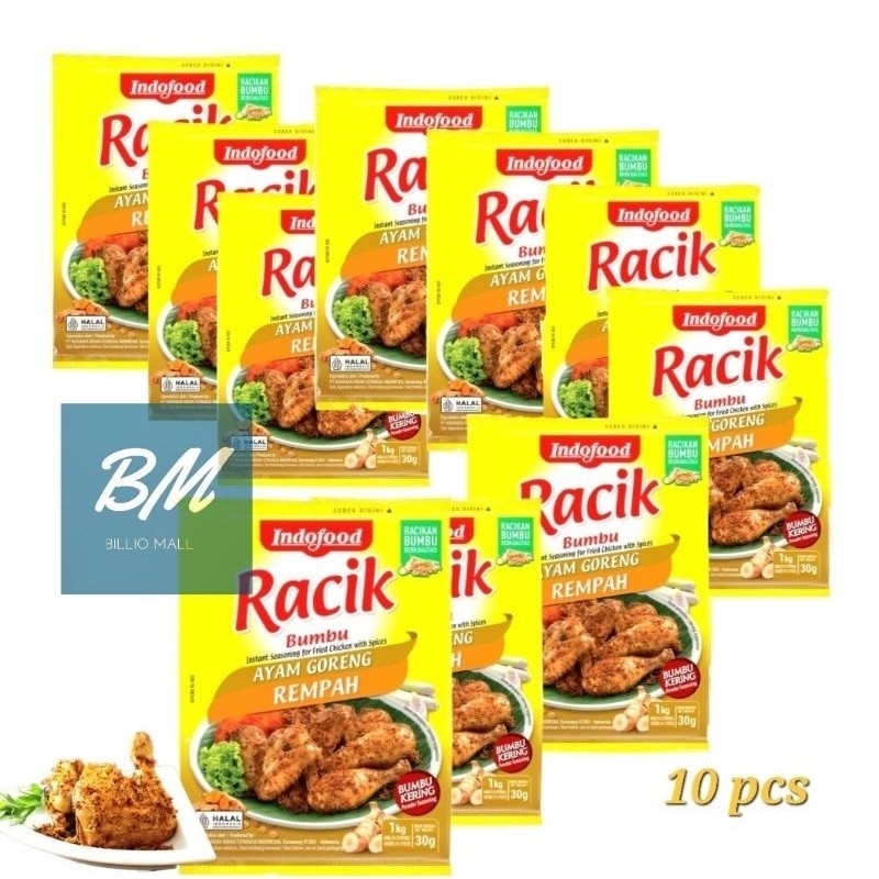 

Bumbu Racik Ayam Goreng Rempah Indofood Renceng isi 10 Sachet - JSF