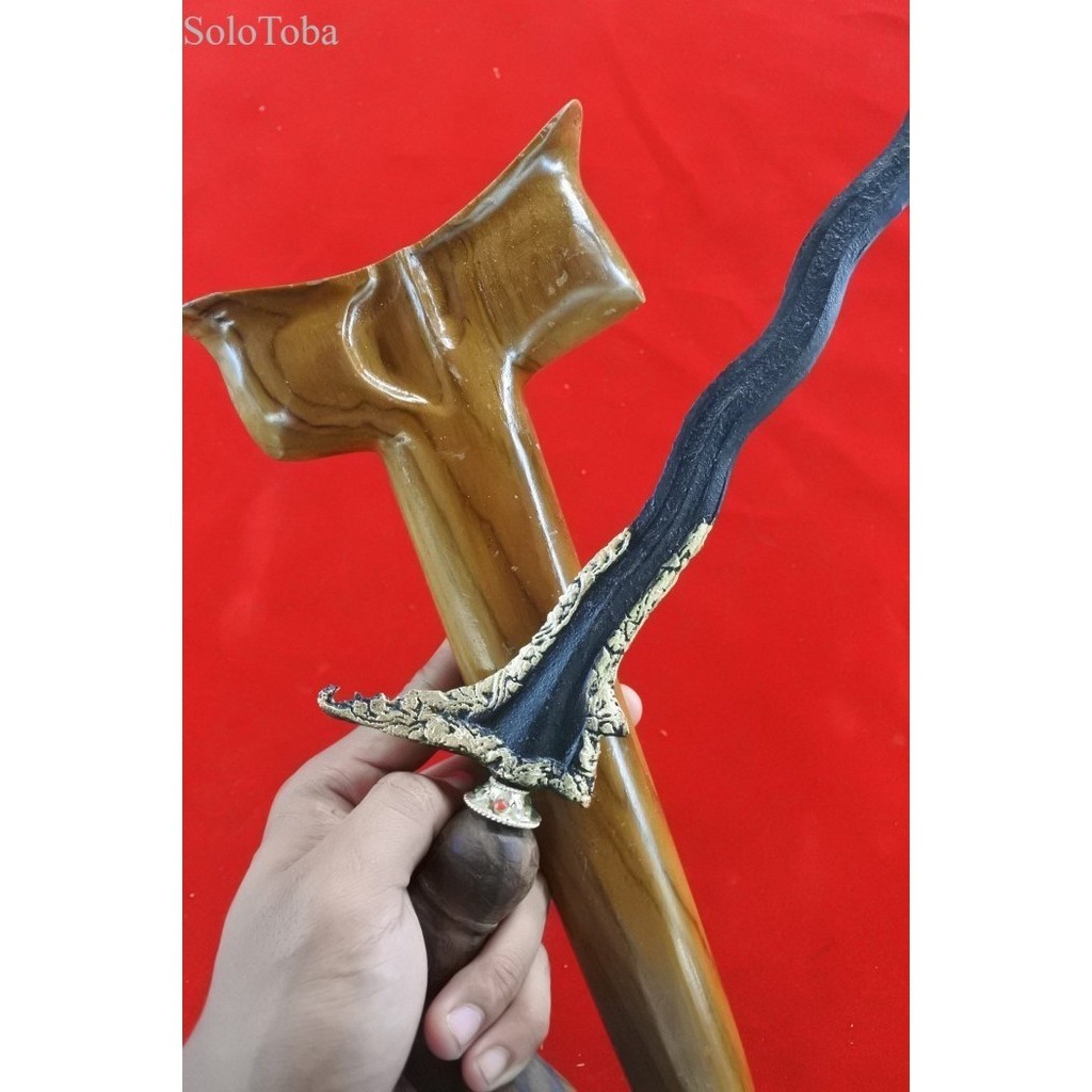 

keris langitan MEGANTORO kinatah bugis - bilahan saja WKP murah