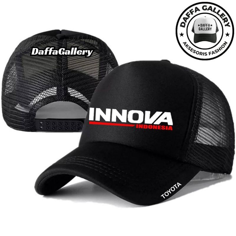 Daffaa Gallery Topi Trucker TOYOTA INNOVA - Topi Distro TOYOTA INNOVA Logo - Topi TOYOTA INNOVA Prem