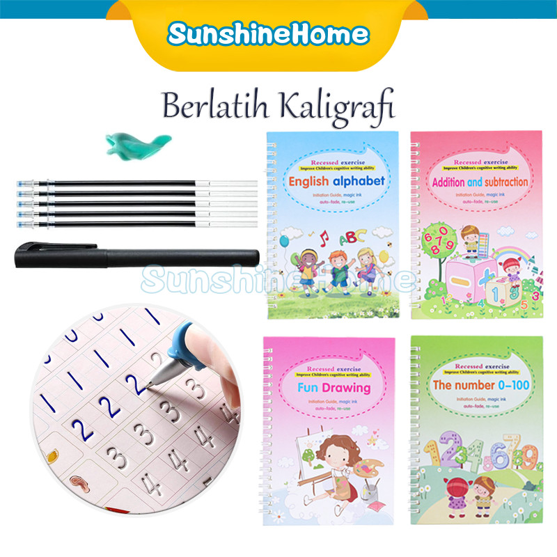 

Buku Belajar Menulis Anak Practice Writing Copy Book Magic Book 3D Anak TK Buku / Set Buku Ajaib / Angka Anak Paud 3d Pratice Writing Book