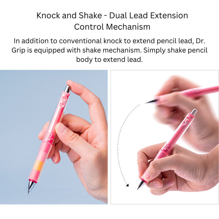 

PROMO!! -Pilot Dr. Grip Play Border Mechanical Pencil 0.5mm Pensil HDGCL-50R - Grass Green