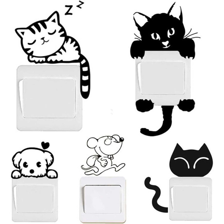 Stiker Wallpaper Dinding Love Dog K11 Sticker Dinding Kamar Aesthetic Setiker Cewek Stiker Tidur Cew