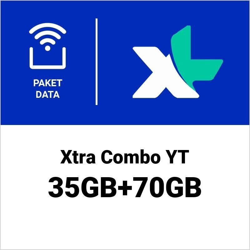 Paket Data XL Xtra Combo Double Youtube 35GB+70GB