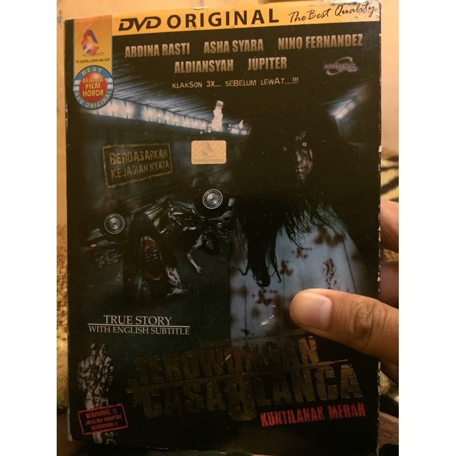 DVD ORIGINAL TEROWONGAN CASABLANCA HORROR INDONESIA