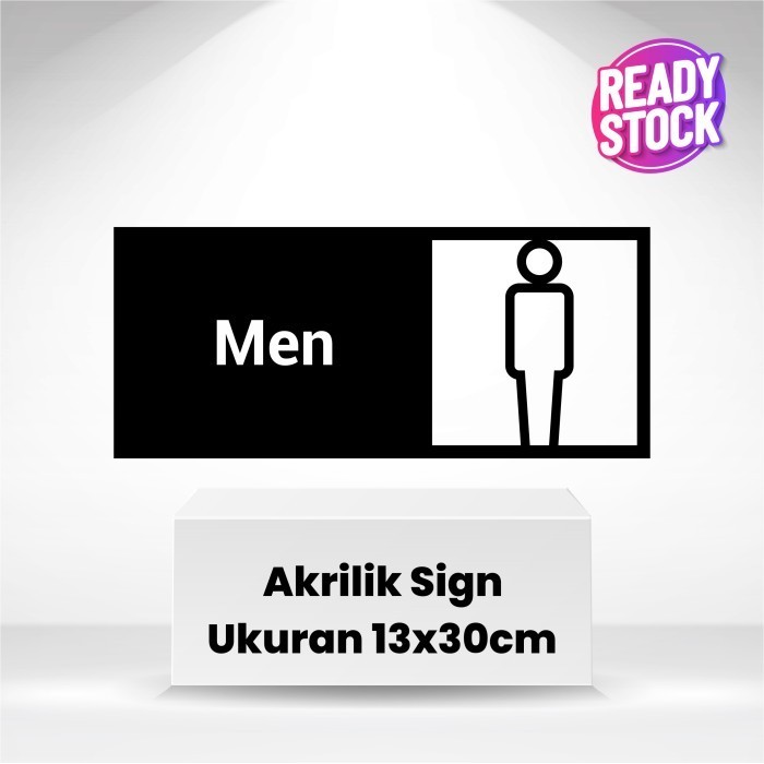 

Papan Sign toilet akrilik / akrilik penunjuk toilet