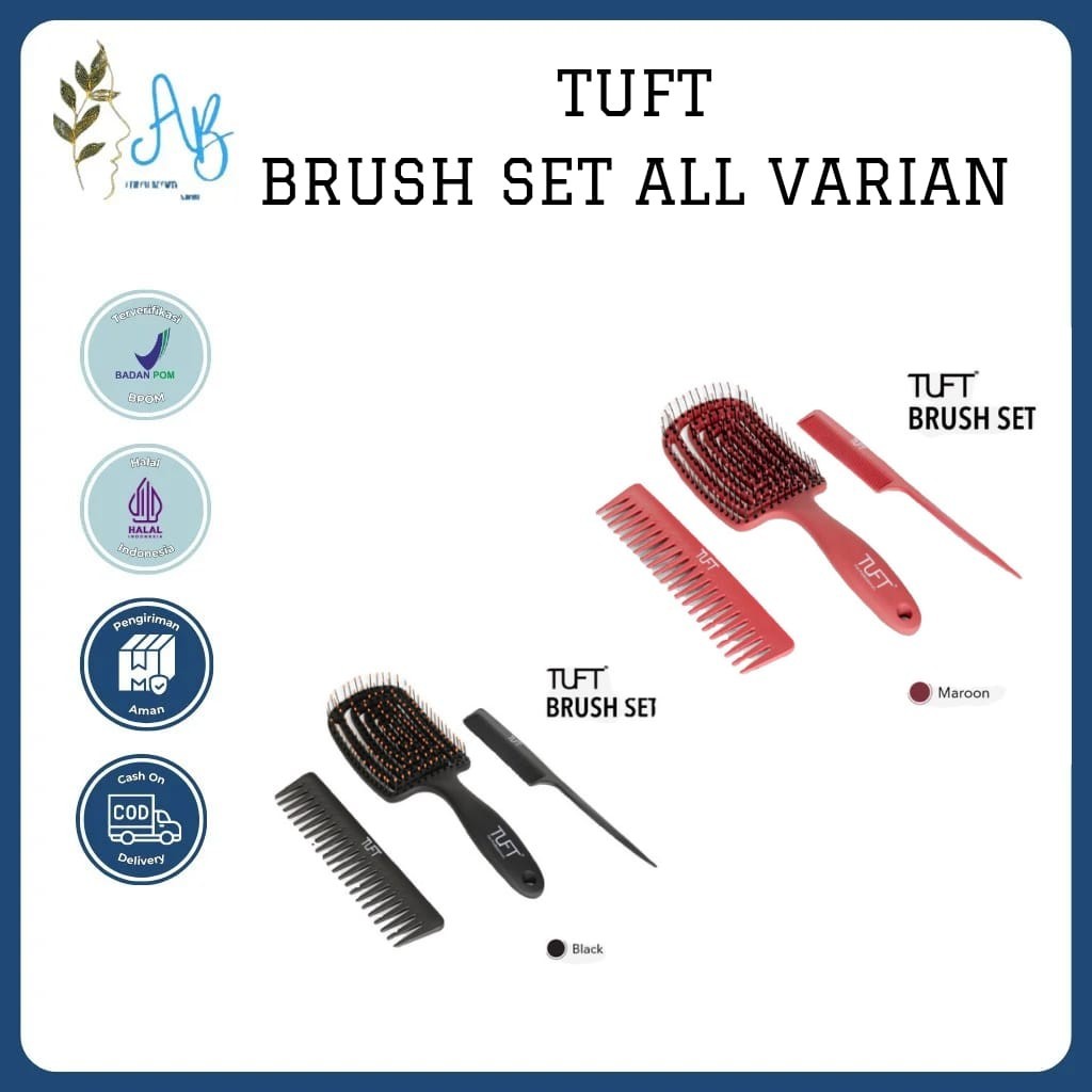 TUFT 3 Pieces Brush Set - ABS
