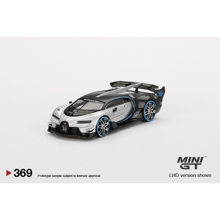 Mini GT 369 Bugatti Vision Gran Turismo Silver