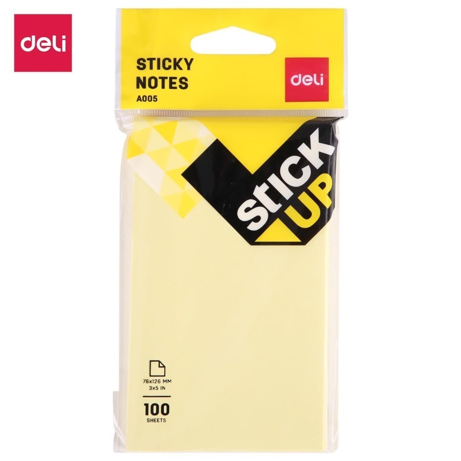 

Sticky Notes Deli 76x126mm 100sheets - EA00552