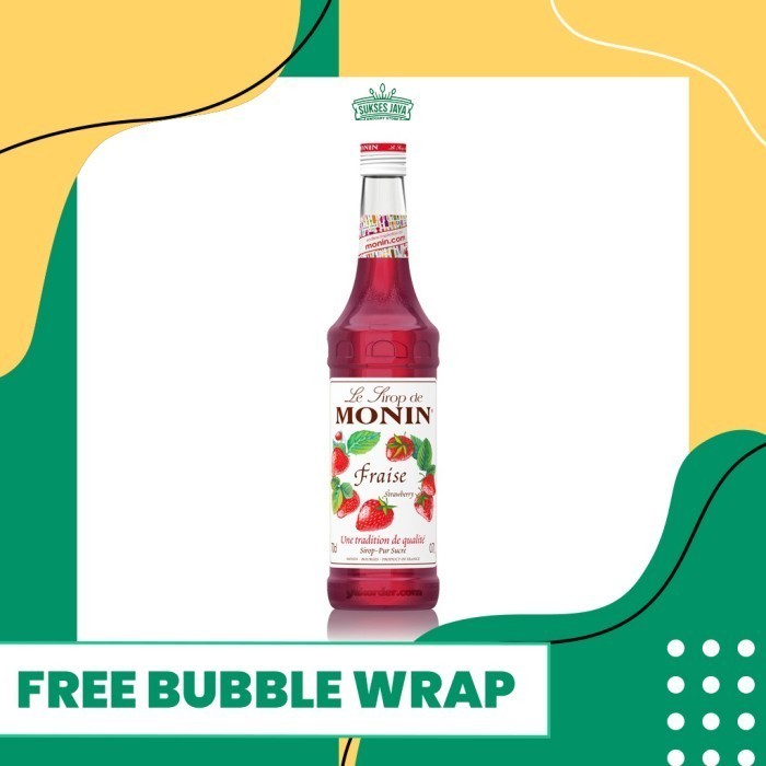 

Syrup Rasa Strawberry Merk Monin 700 ml