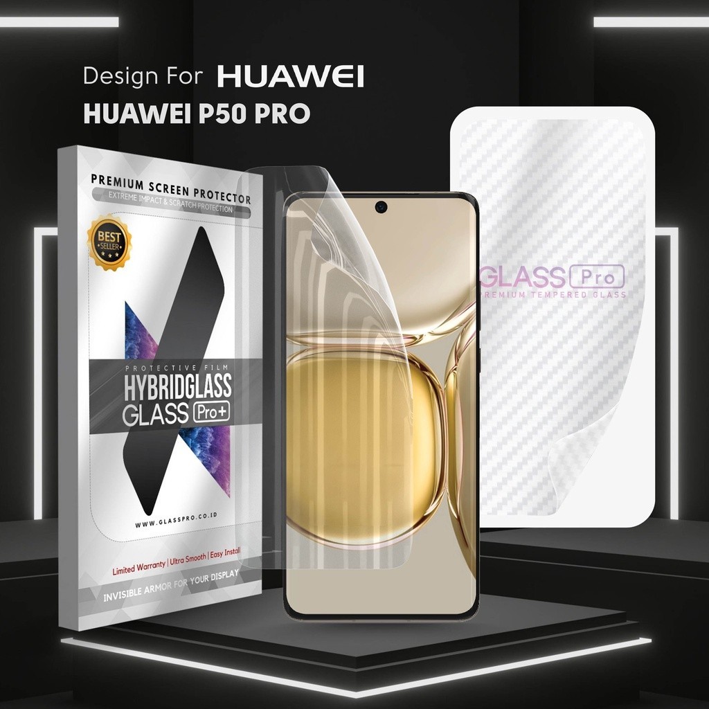 Hybrid Glass Premium Anti Gores Hydrogel Huawei P50 Pro Full Cover Screen Protector Glass Pro Not Te