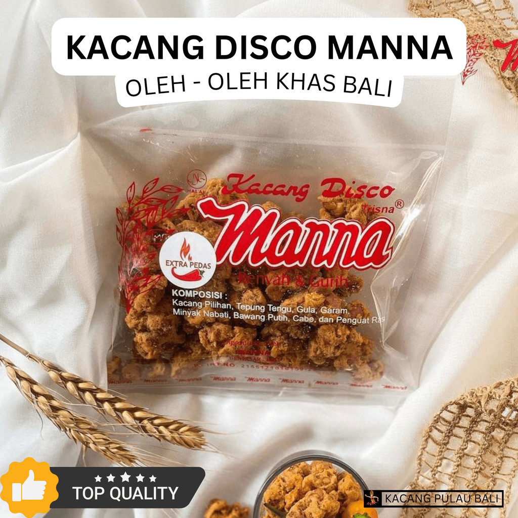 

Kacang Disco Manna Oleh Oleh Bali 250gr