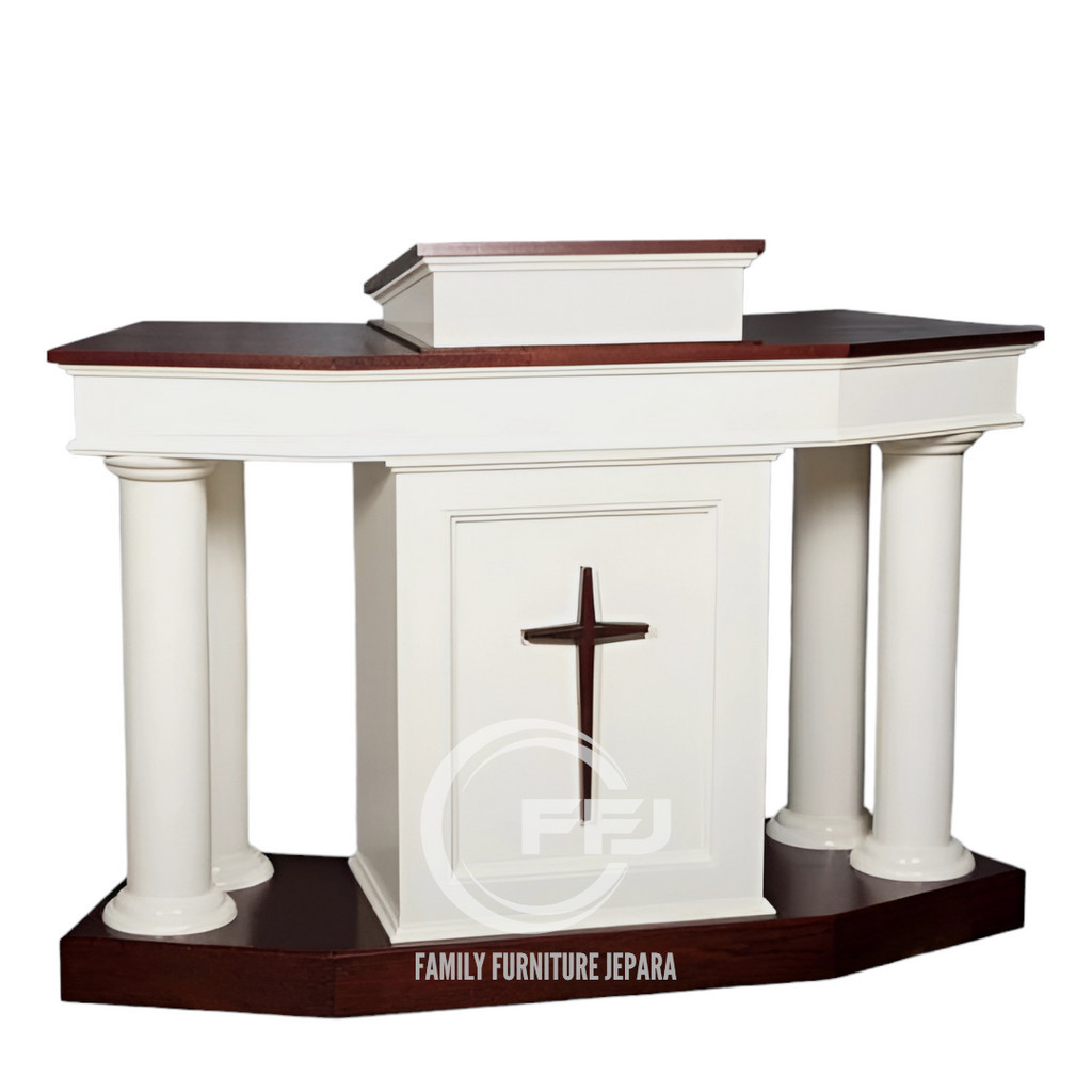 Podium Pidato Mimbar Gereja Yesus Kristus Salib