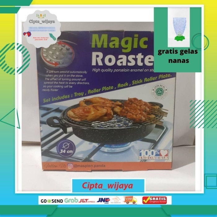 BAKARAN SOSIS/PANGGANGAN GRIL MAGIC ROASTER MASPION 34 cm
