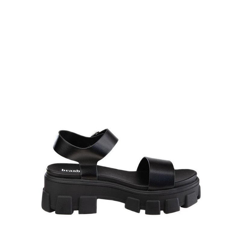 Payless Brash Royalty Womens Glitch Lug Heels - Black_05