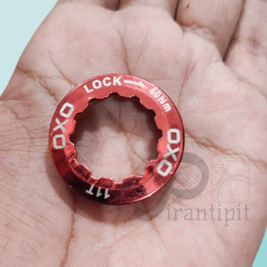 OXO Cover Lock Ring Sprocket Baut Pengunci Ujung Gir Sepeda Cassette Lockring / KUNCI SPROCKET - SPR