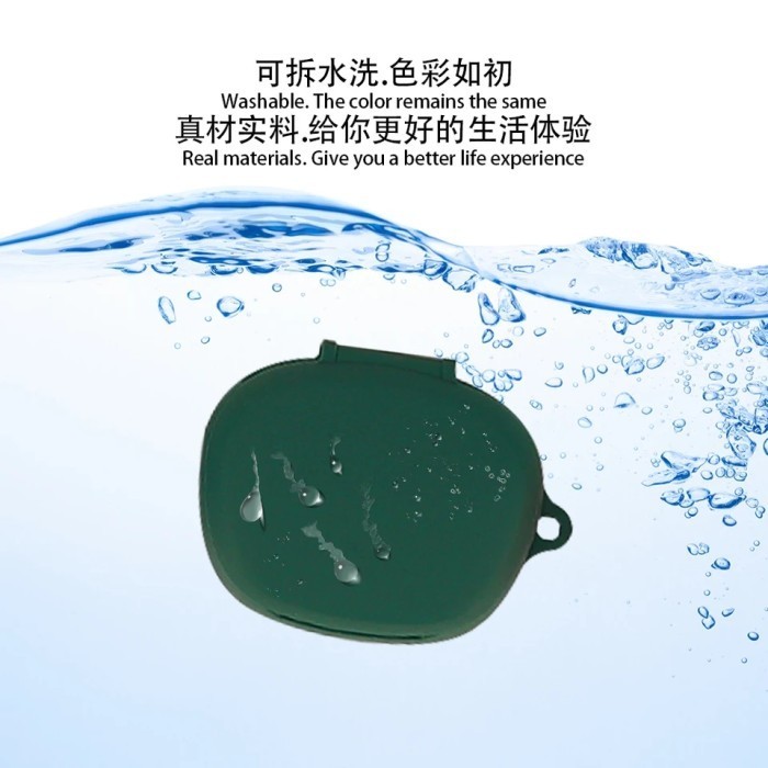 Case Casing Cover Silicone Edifier Neobuds Neobuds Pro 2  + Carabiner - Hitam