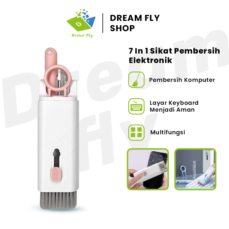 7 in 1 Multifunction Pen Cleaner for Earbud Smartphone Keyboard / 7in1 Pen Brush Pembersih Keyboard 