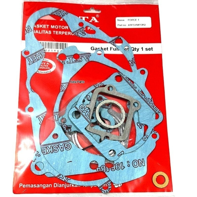 Paking Full Set Original Asta Yamaha Force One / Force 1 / F1zr / Fizr Ori Asli Paken Gasket Komplit