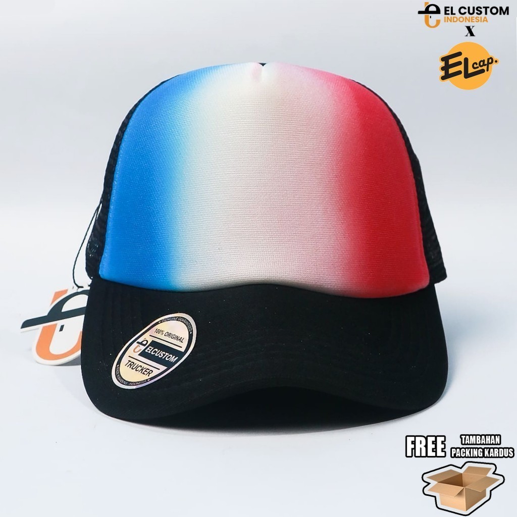 FRANCE - Topi Jaring Airbrush / Topi Custom/  Tiedye/ Topi Premium / Topi Trucker / Topi SMA / Topi 