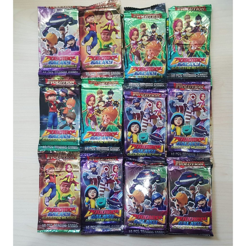 MAINAN TRADING CARD BOBOIBOY GALAXY CARD ISI 10PCS/ KARTU BOBOBOY / TRADING CARD BOBOIBOY