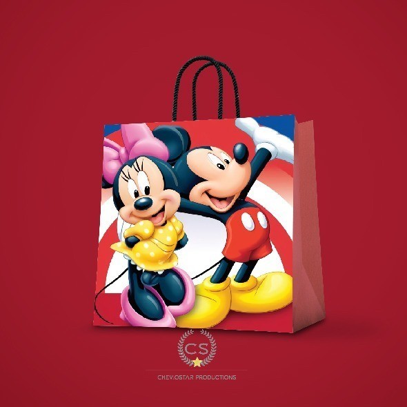 

Andriant Paper bag custom mickey/goodie bag birthday/hampers ulang tahun - 1