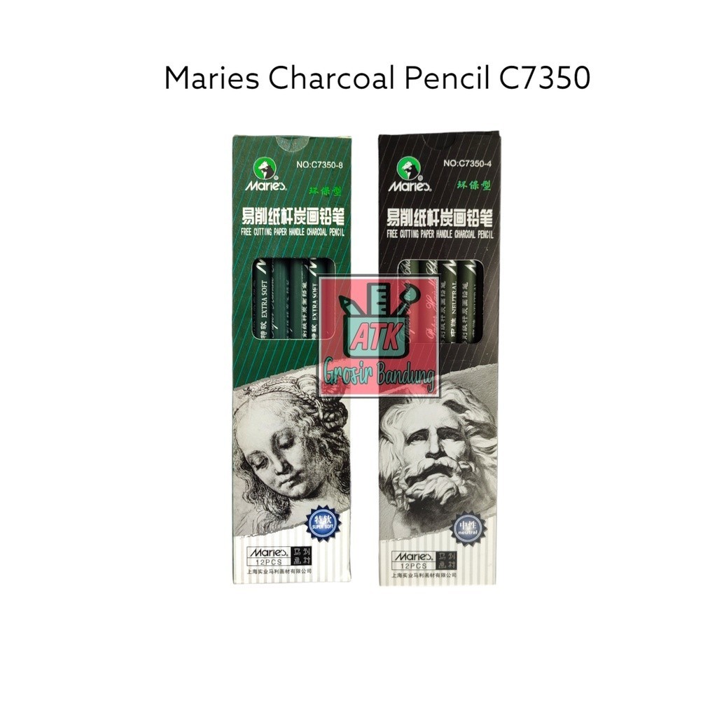 

Maries Charcoal Pencils C7350 Free Cutting Paper Handle Charcoal Pencils / Maries Pensil Charcoal C7350 – Lusinan SHAGB