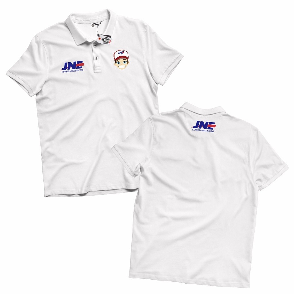 TERBARU Polo Shirt Kaos Polo JNE EXPRESS ACROSS NATIONS Kaos Perusahaan
