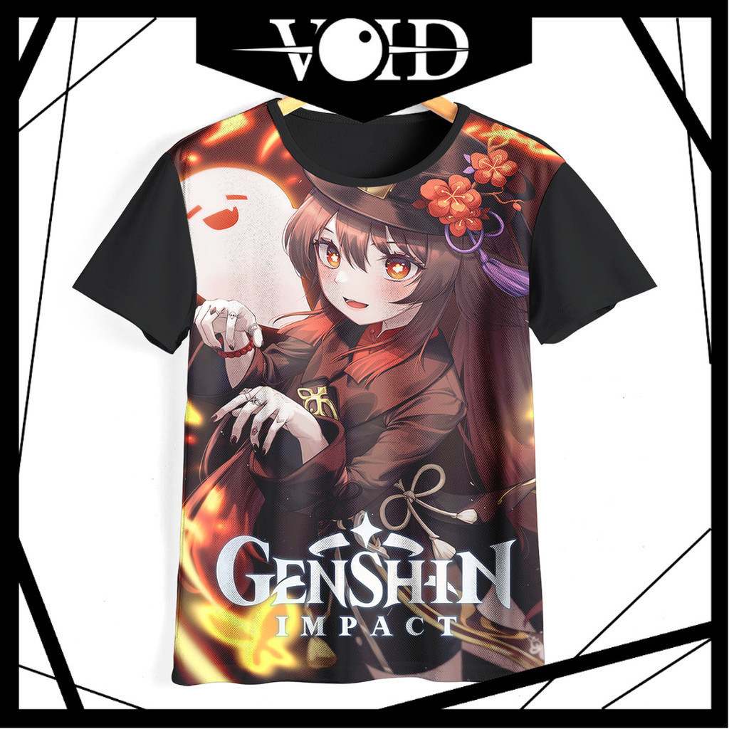 Kaos Genshin Impact Keren dan Adem | Kaos Hu Tao Genshin Impact | 03HTGI Hu Tao Genshin Impact