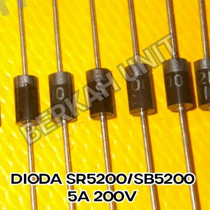 SR5200 SB5200 DIODA 5A 200V THE BEST SPAREPART COMPONENTS